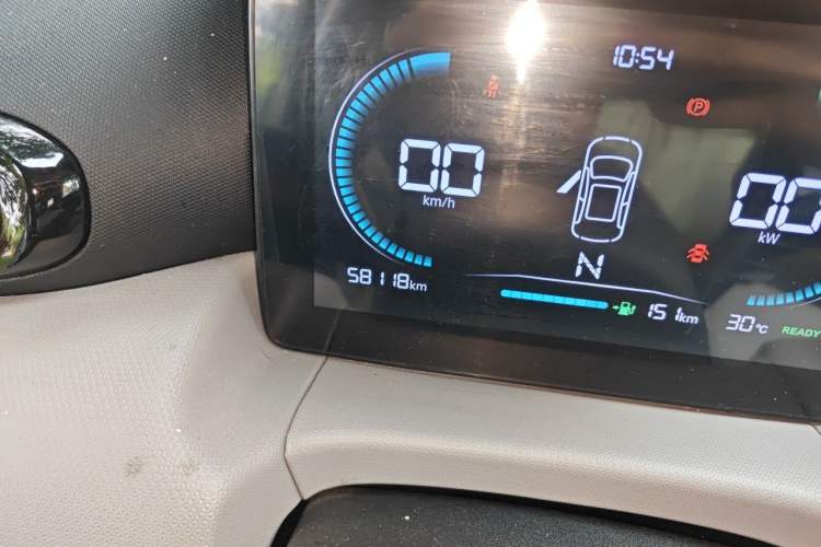 Used Leapmotor T03 2023 200 Lite Edition Odometer Close Up