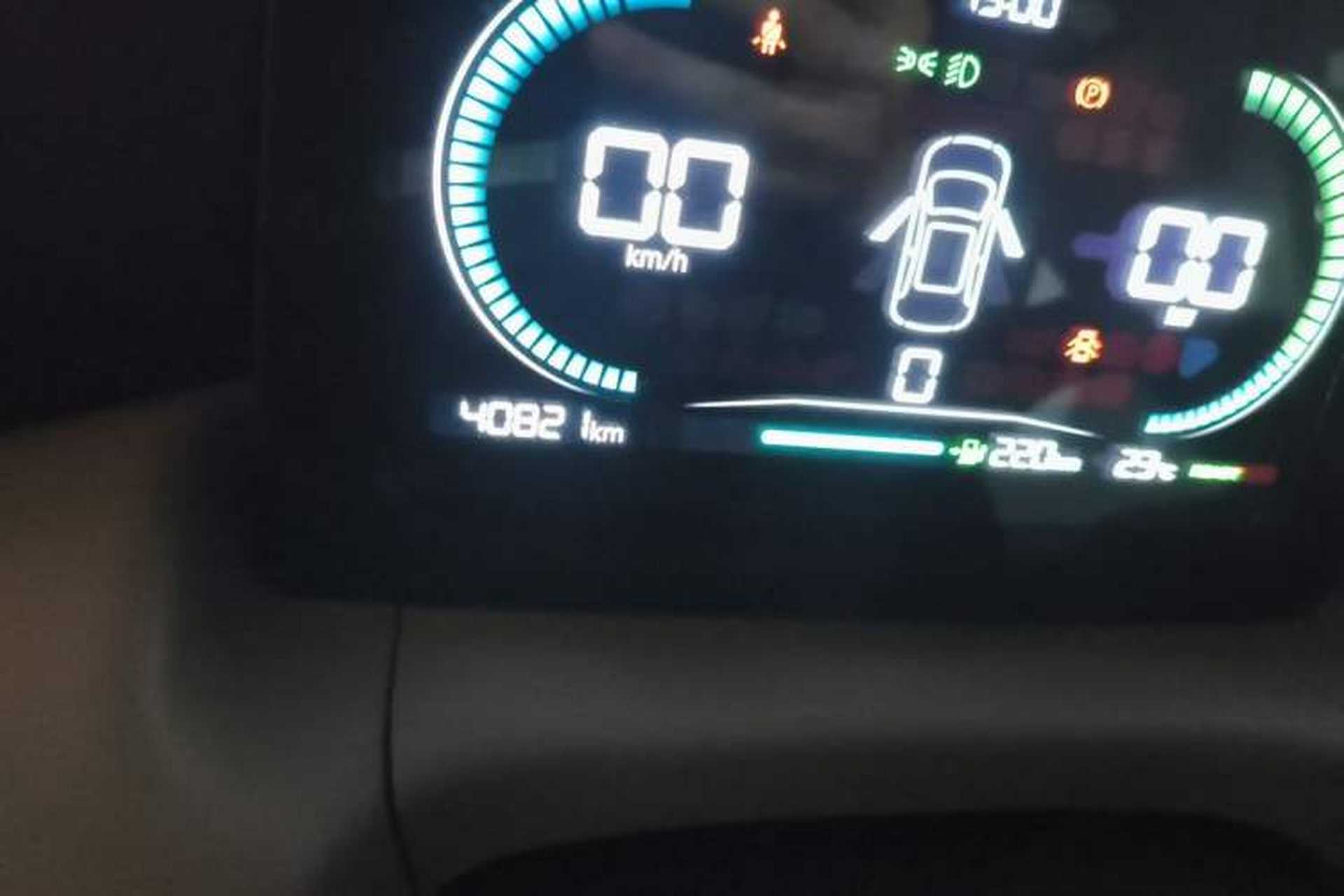 Used Leapmotor T03 2023 310 Lite Edition Odometer Close Up