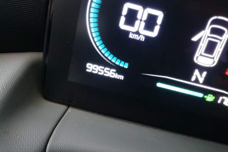 Used Leapmotor T03 2023 310 Lite Edition Odometer Close Up