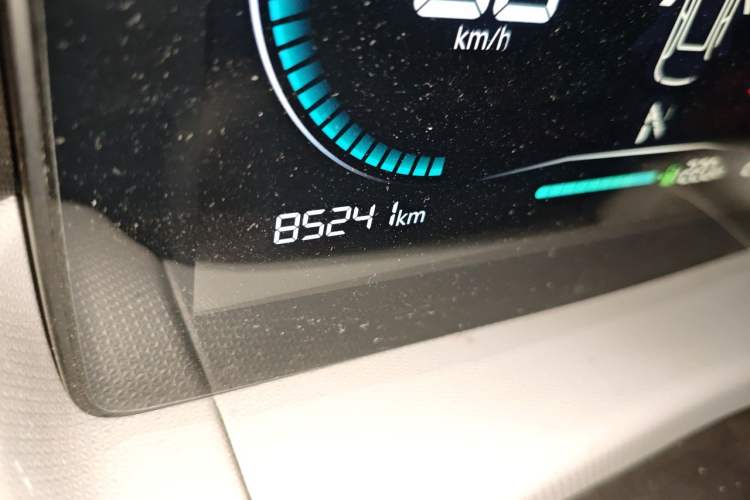 Used Leapmotor T03 2023 310 Lite Edition Odometer Close Up