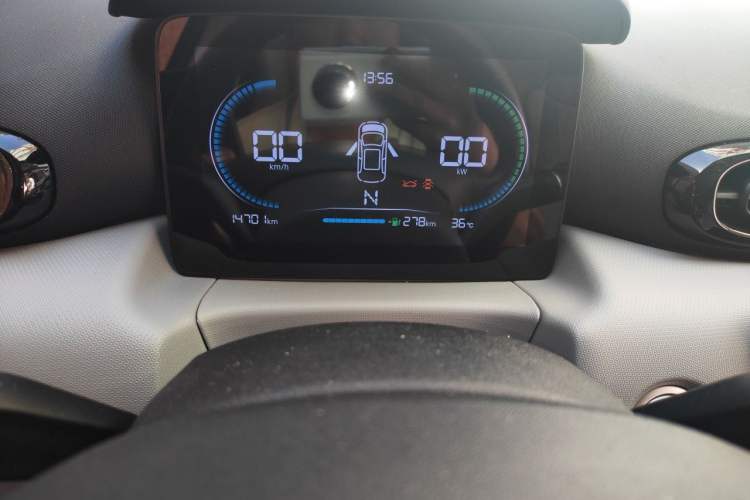 Used Leapmotor T03 2023 310 Lite Edition Odometer Close Up