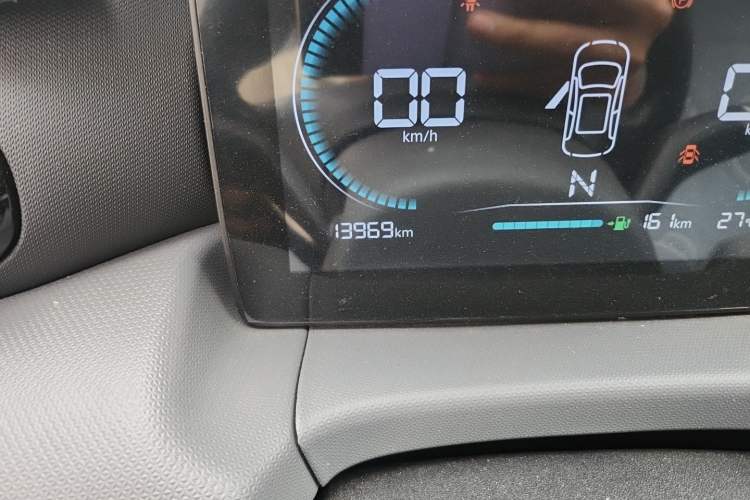 Used Leapmotor T03 2024 200 Lite Edition Odometer Close Up