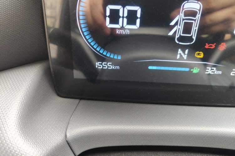 Used Leapmotor T03 2024 200 Lite Edition Odometer Close Up
