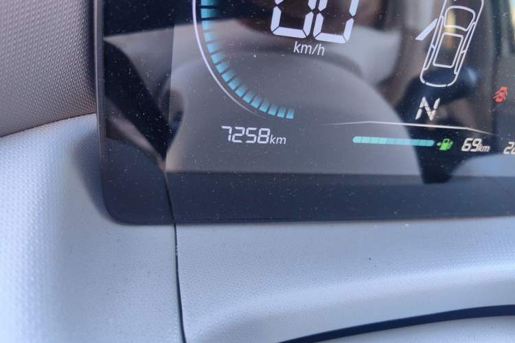 Used Leapmotor T03 2024 200 Lite Edition Odometer Close Up