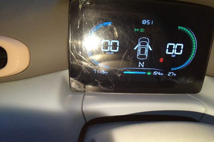 Used Leapmotor T03 2025 310 Comfort Edition Odometer Close Up