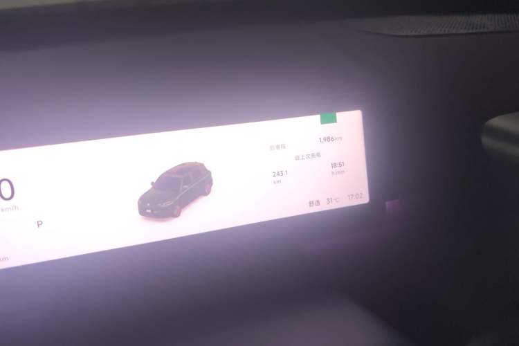 Used Leapmotor Zero Run A10 2026 Model 505 LiDAR Edition Odometer Close Up