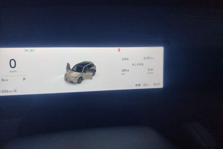 Used Leapmotor Zero Run A10 2026 Model 505 LiDAR Edition Odometer Close Up