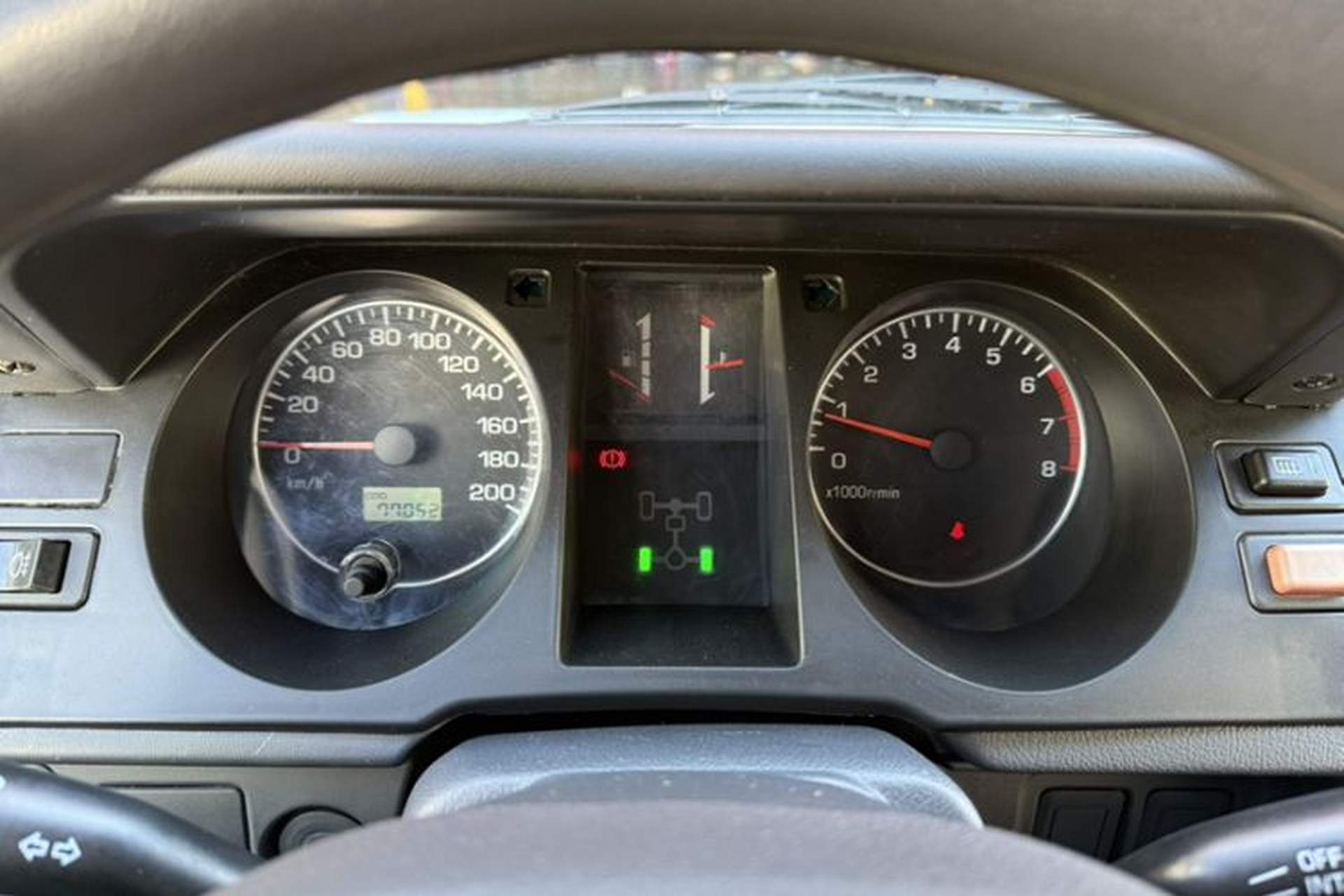 Used Leopaard 6481 2014 2.2L Manual 4x4 Odometer Close Up