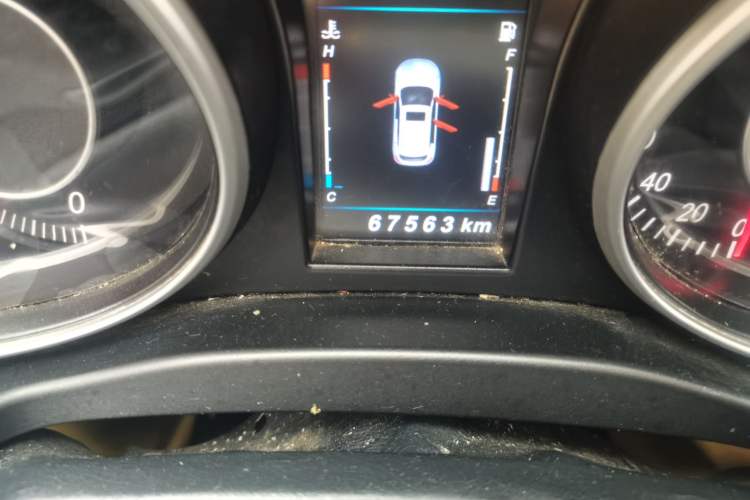 Used Leopaard CS10 2015 2.0T Manual Excellence Edition Odometer Close Up
