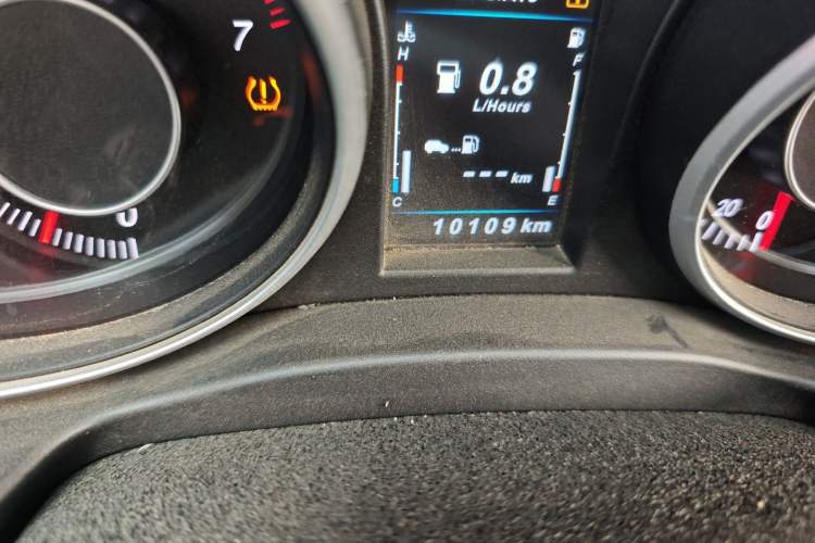 Used Leopaard CS10 2015 2.0T Manual Excellence Edition Odometer Close Up