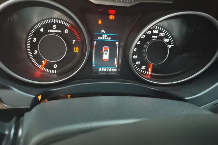 Used Leopaard CS10 2015 2.0T Manual Supreme Edition Odometer Close Up