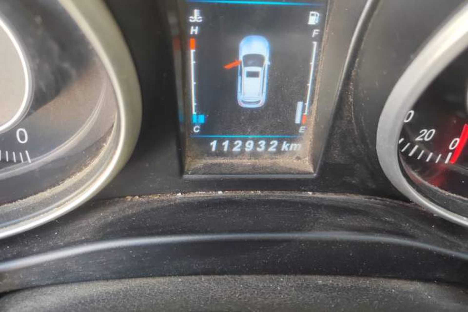 Used Leopaard CS10 2015 2.0T Manual Excellence Edition Odometer Close Up