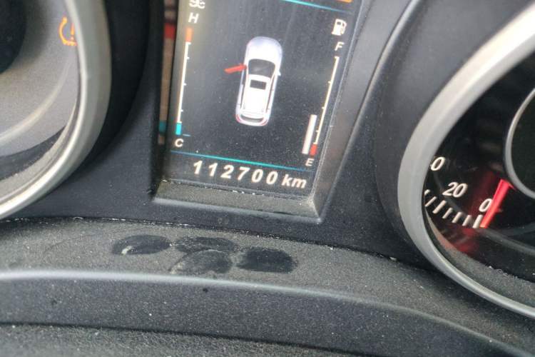 Used Leopaard CS10 2015 2.0T Manual Excellence Edition Odometer Close Up