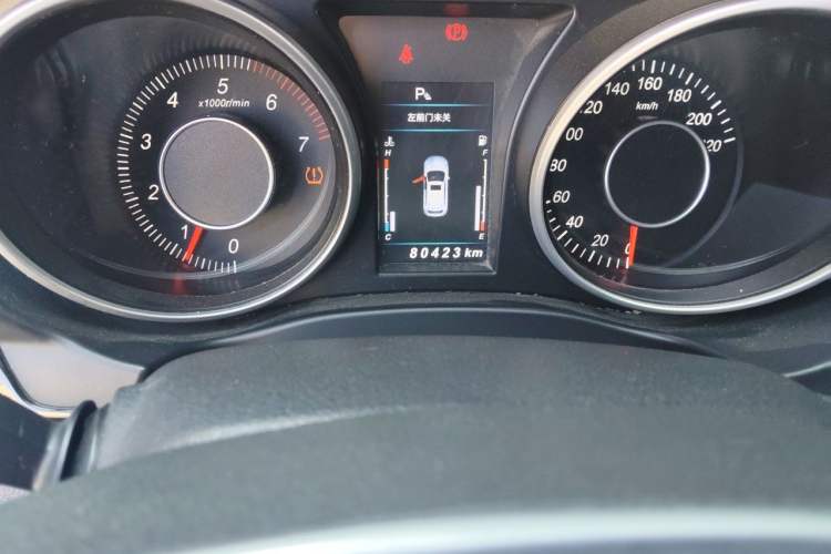 Used Leopaard CS10 2015 2.0T Manual Excellence Edition Odometer Close Up