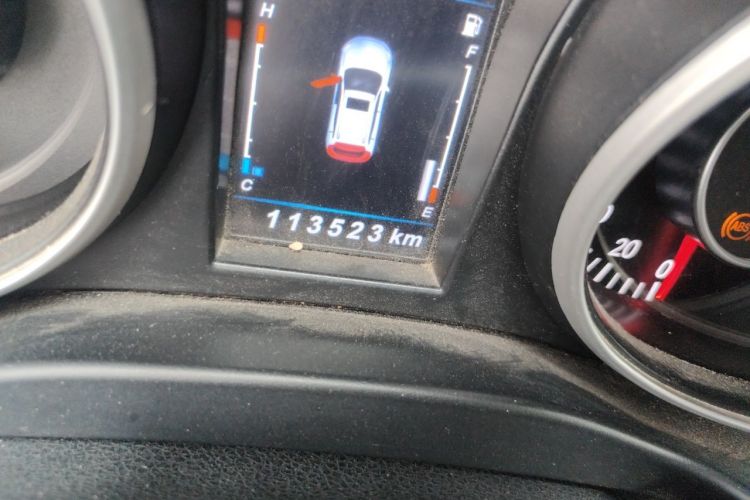 Used Leopaard CS10 2015 2.0T Manual Excellence Edition Odometer Close Up