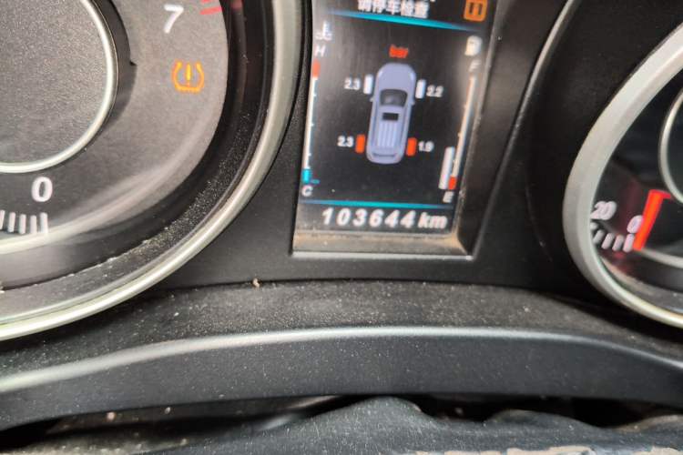 Used Leopaard CS10 2015 2.0T Manual Excellence Edition Odometer Close Up