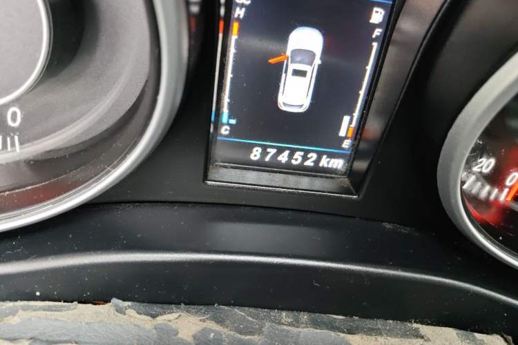 Used Leopaard CS10 2016 2.0T Manual Excellence Edition Odometer Close Up
