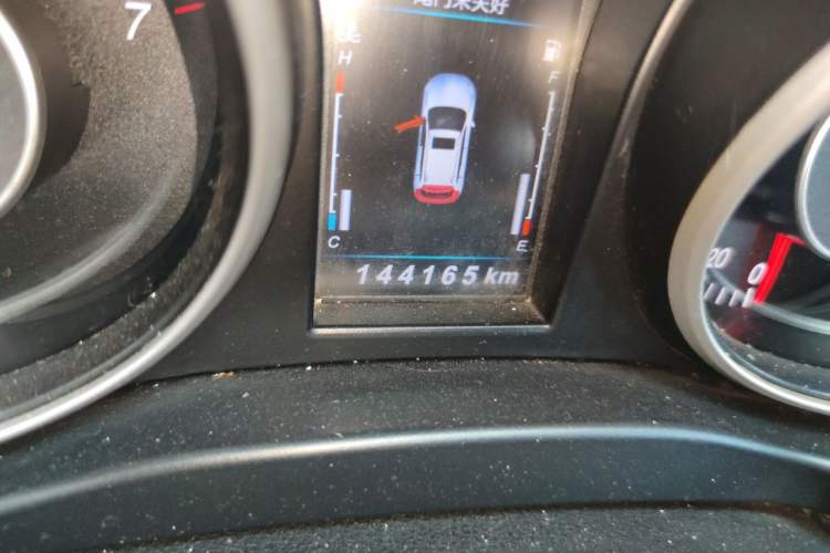 Used Leopaard CS10 2016 2.0T Automatic Luxury Version Odometer Close Up