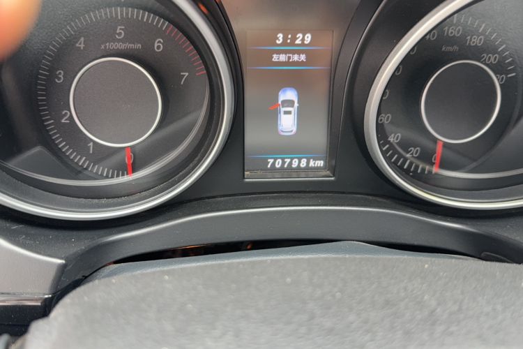 Used Leopaard CS10 2016 2.0T Automatic Leading Edition Odometer Close Up