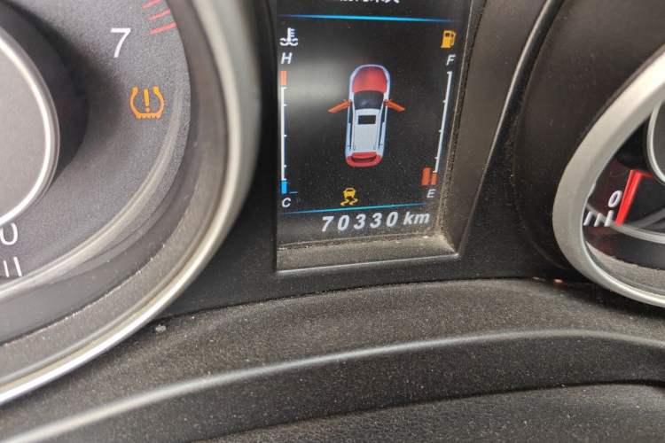 Used Leopaard CS10 2016 2.0T Manual Excellence Edition Odometer Close Up