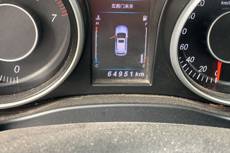 Used Leopaard CS10 2016 2.0T Automatic Luxury Version Odometer Close Up