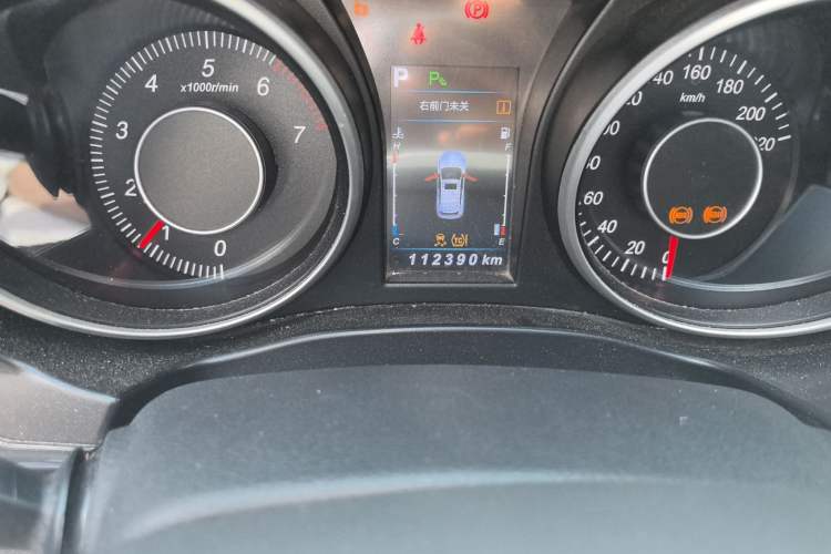 Used Leopaard CS10 2017 2.0T Automatic Urban Version Odometer Close Up