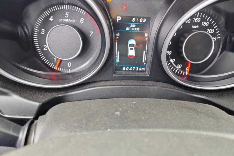 Used Leopaard CS10 2017 2.0T Automatic Urban Version Odometer Close Up