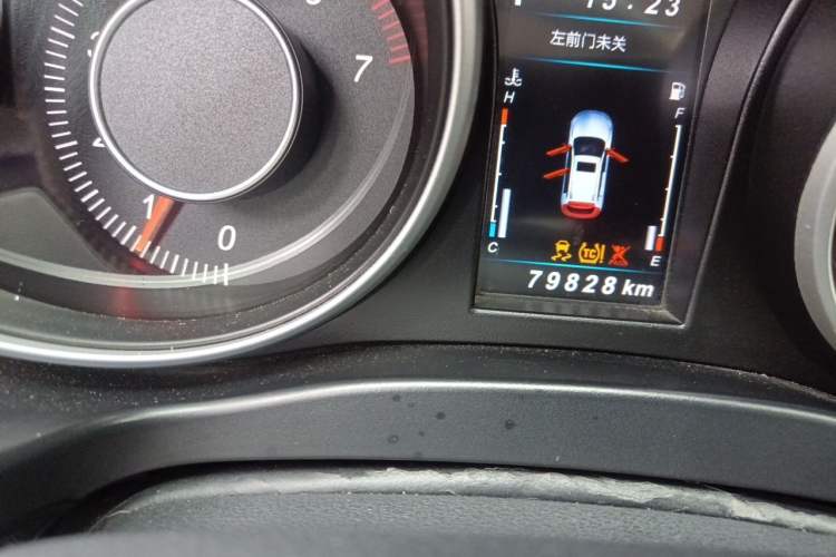 Used Leopaard CS10 2017 2.0T Automatic Urban Version Odometer Close Up