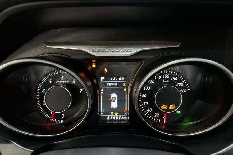 Used Leopaard CS10 2017 2.0T Automatic Urban Version Odometer Close Up