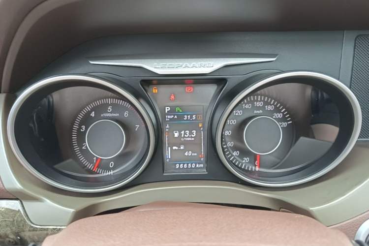 Used Leopaard CS10 2017 2.0T Automatic Luxury Model Instrument Cluster