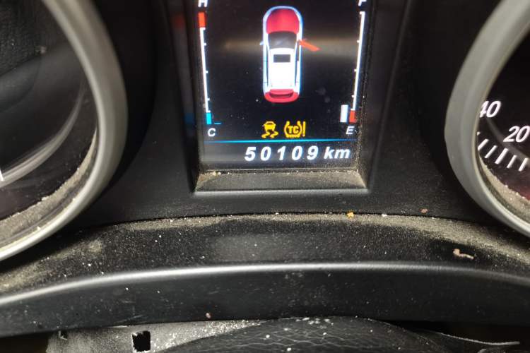 Used Leopaard CS10 2017 1.5T CVT Elite Model Odometer Close Up