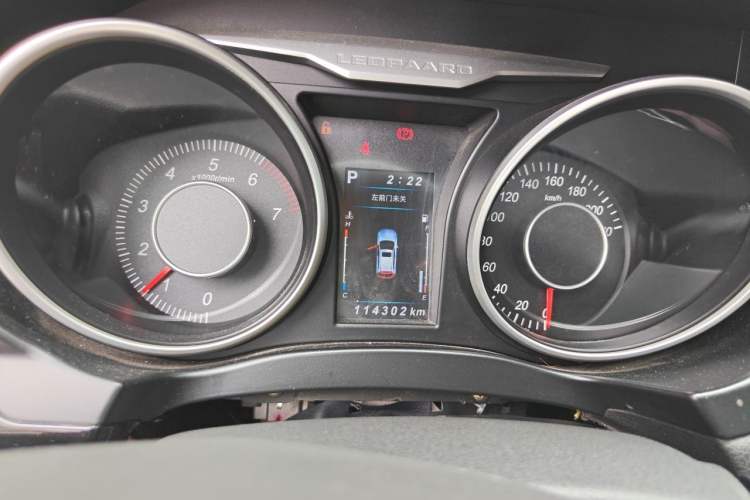 Used Leopaard CS10 2017 1.5T CVT Elite Model Odometer Close Up