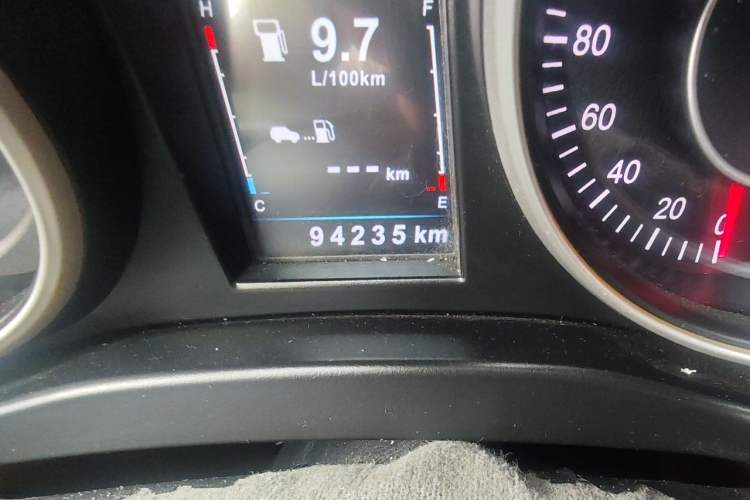 Used Leopaard CS10 2017 1.5T CVT Elite Model Odometer Close Up