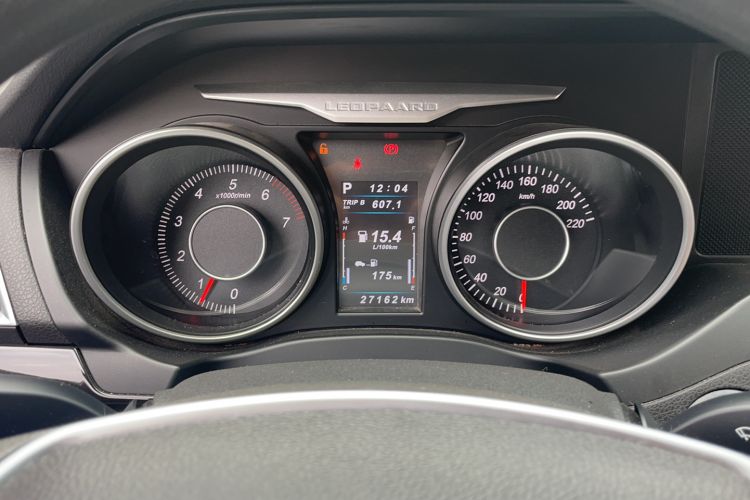 Used Leopaard CS10 2017 1.5T CVT Elite Model Odometer Close Up