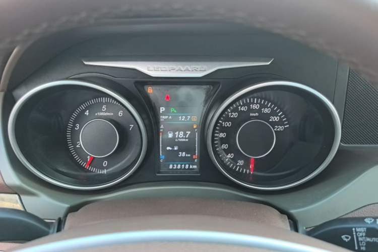 Used Leopaard CS10 2017 1.5T CVT Luxury Model Instrument Cluster