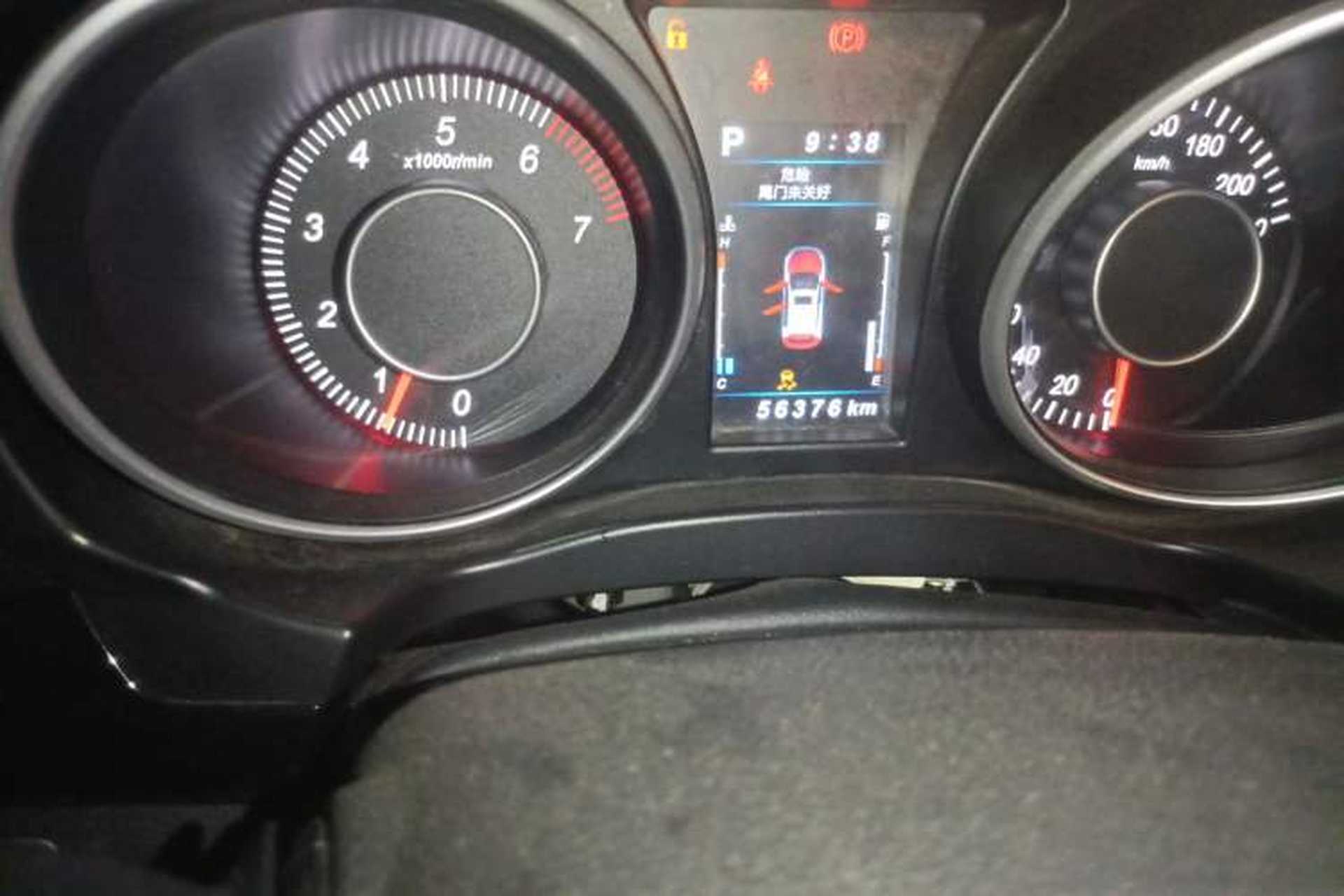 Used Leopaard CS10 2017 2.0T Automatic Urban Version Odometer Close Up