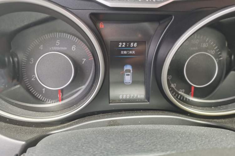 Used Leopaard CS10 2017 2.0T Automatic Urban Version Odometer Close Up