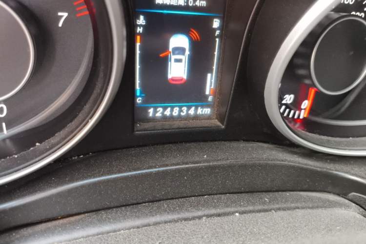Used Leopaard CS10 2017 1.5T CVT Luxury Model Odometer Close Up