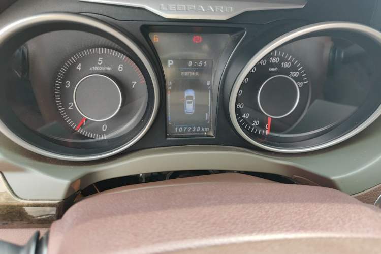 Used Leopaard CS10 2017 2.0T Automatic Urban Version Odometer Close Up