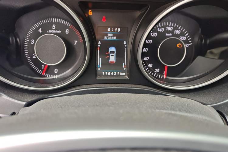 Used Leopaard CS10 2017 1.5T Manual Elite Version Odometer Close Up