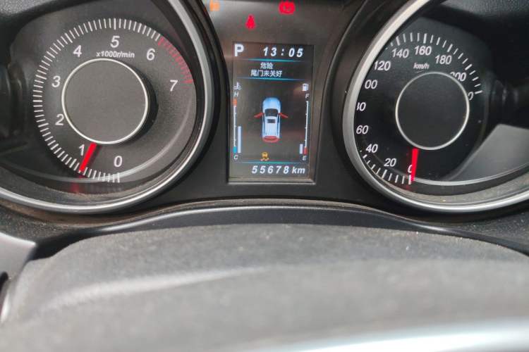 Used Leopaard CS10 2017 2.0T Automatic Urban Version Odometer Close Up