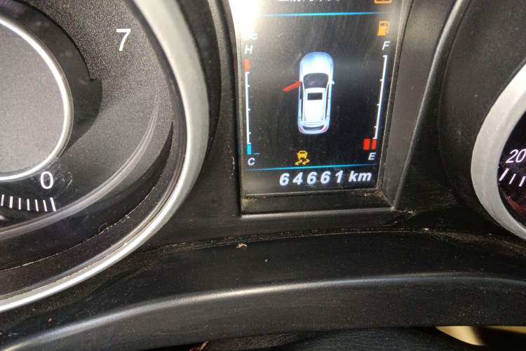 Used Leopaard CS10 2017 2.0T Automatic Urban Version Odometer Close Up