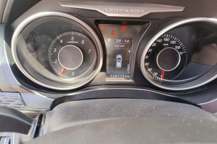 Used Leopaard CS10 2017 2.0T Automatic Urban Version Odometer Close Up