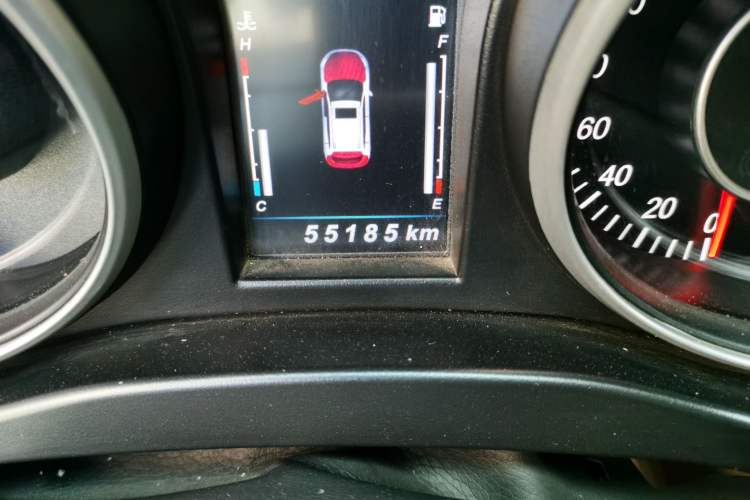 Used Leopaard CS10 2017 2.0T Automatic Urban Version Odometer Close Up