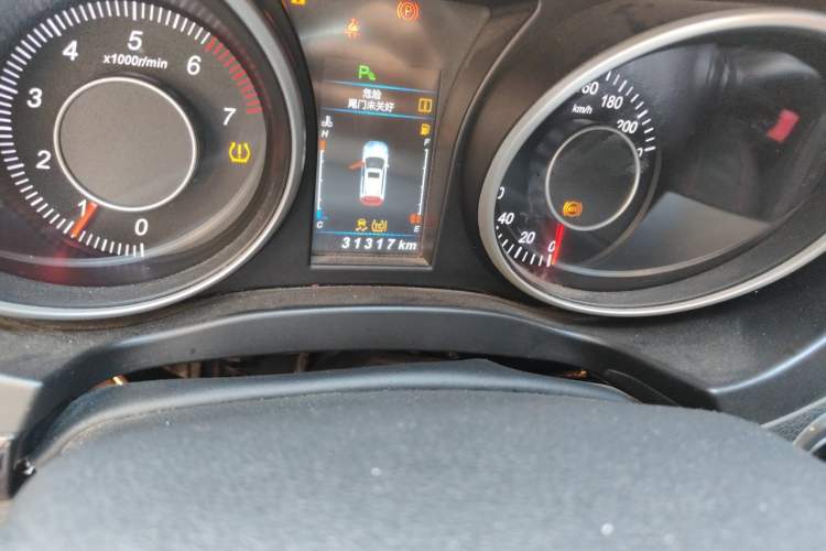 Used Leopaard CS10 2017 2.0T Manual Excellence Edition Odometer Close Up
