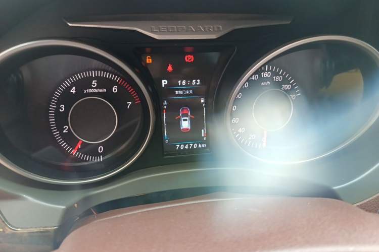 Used Leopaard CS10 2017 1.5T CVT Elite Model Odometer Close Up