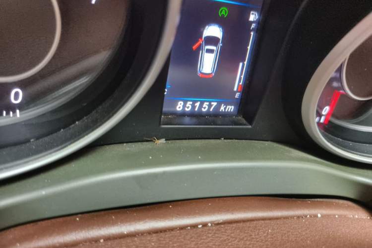 Used Leopaard CS10 2017 1.5T CVT Luxury Model Odometer Close Up