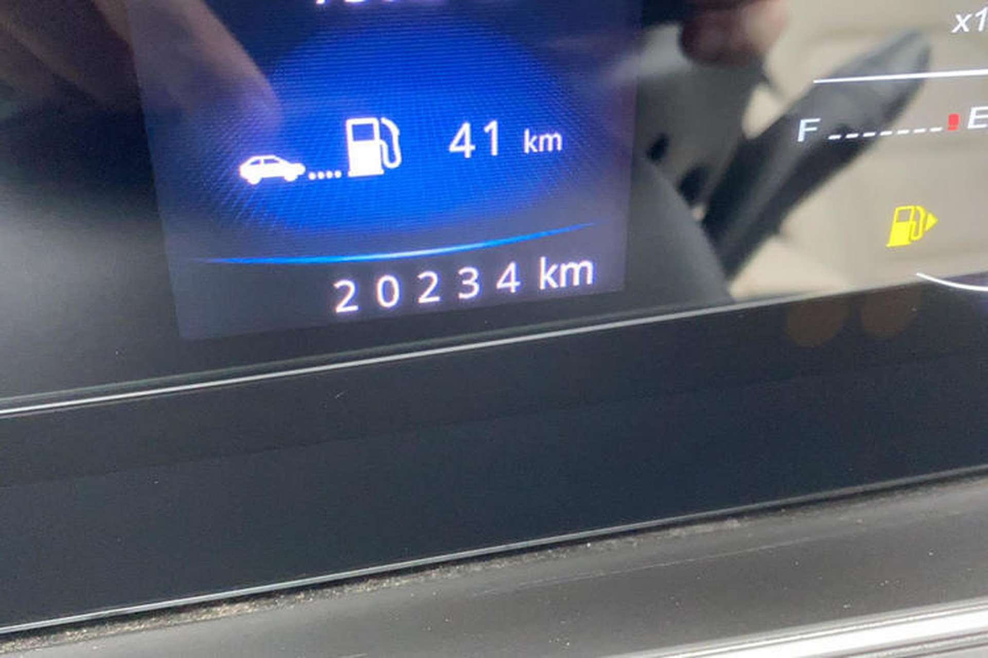Used Leopaard CS10 2019 2.0T Automatic Drive Yue Edition Odometer Close Up