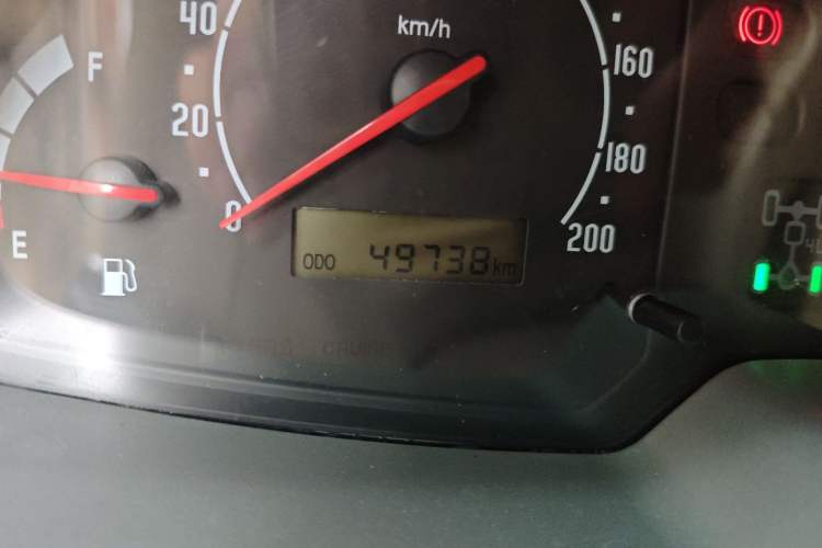 Used Leopaard CS6 2011 2.4L 4x4 Gasoline Luxury Version Odometer Close Up