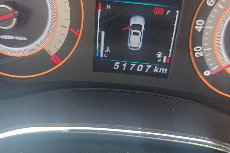 Used Leopaard CS9 2017 1.5L CVT Comfort Model Odometer Close Up